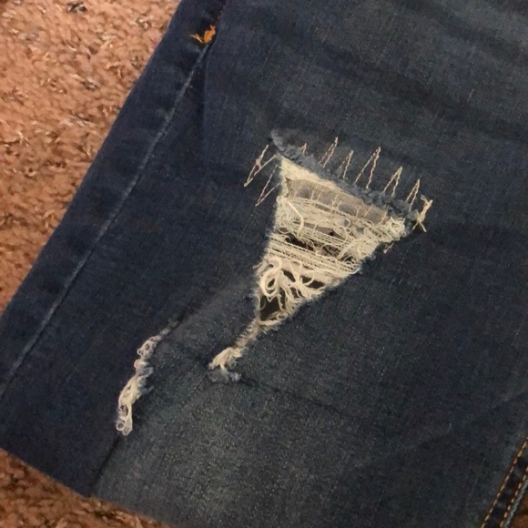 Wax Jean Distressed Skinny Jeans - Picture 2 of 5